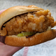 KFC Chicken Sandwich in profile